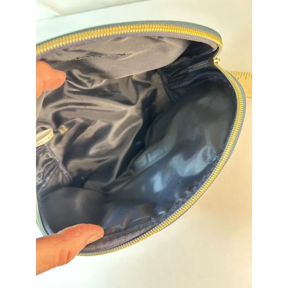 Dabney Lee NWOT Navy Multicolor Candy Print Zip Top Cosmetic Bag